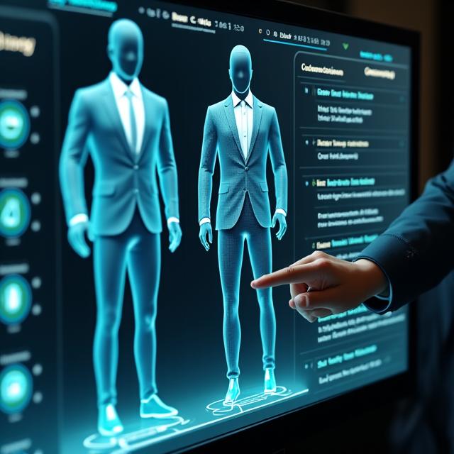 オンラインカスタマイズポータルとバーチャルフィッティング